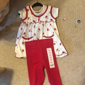 Kids korner baby girl outfit size  9 months
